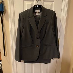Gray Calvin Klein Suit Jacket